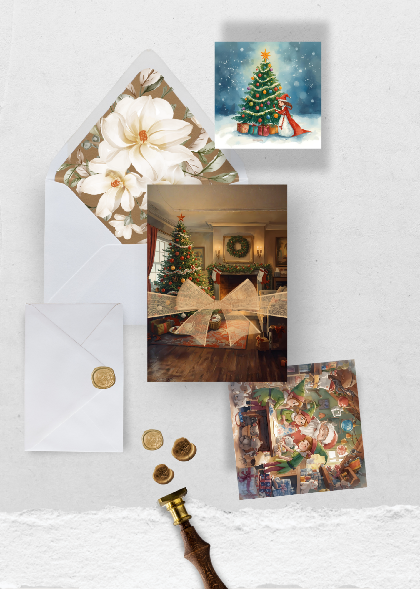 15 Christmas Cards - Printable Digital Download & Print-on-Demand Holiday Greeting Cards