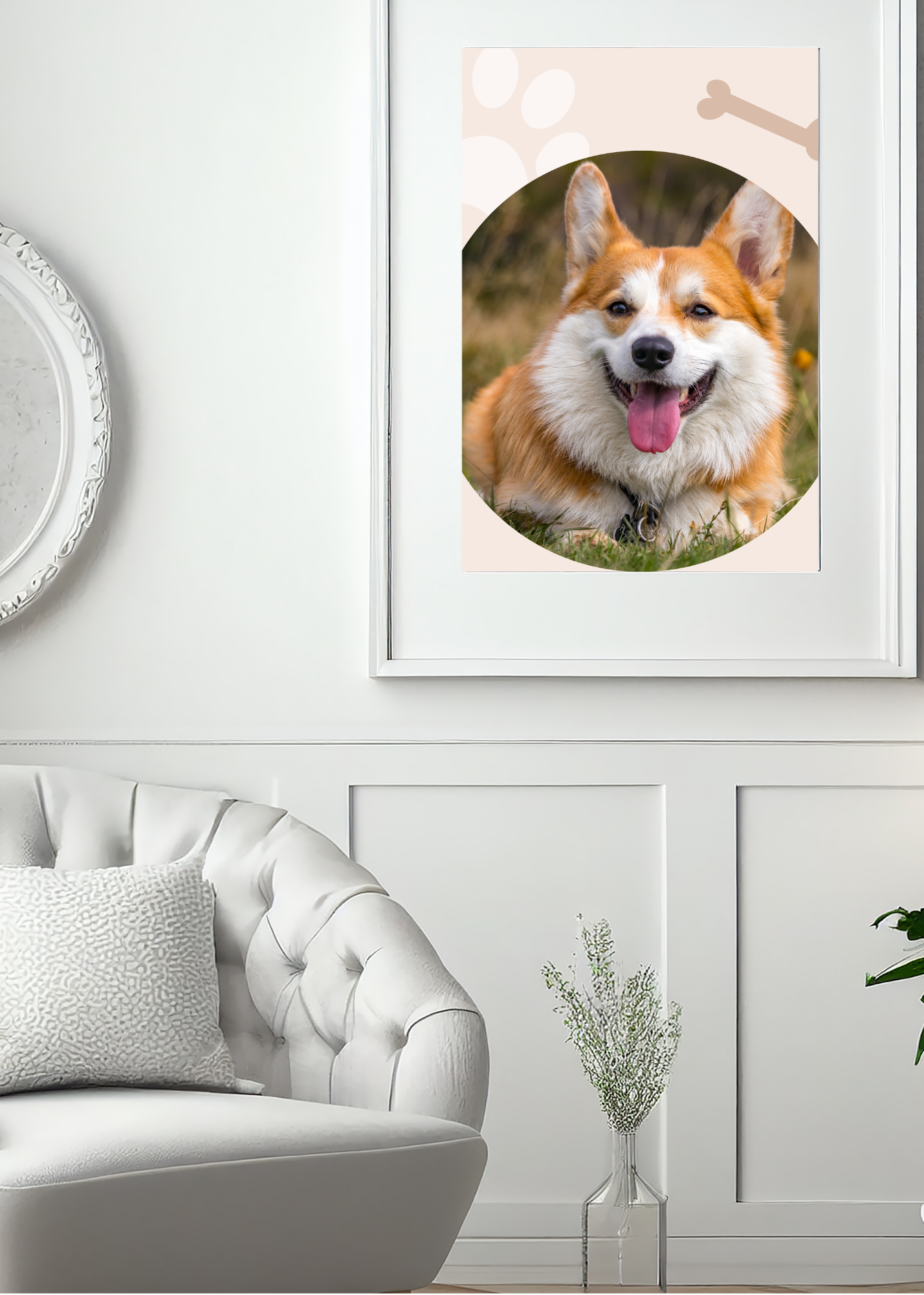 19 Cute Dogs Portraits Wall Art - 2 Sizes - Kids Room & Nursery Decor - Print on Demand - Instant Download