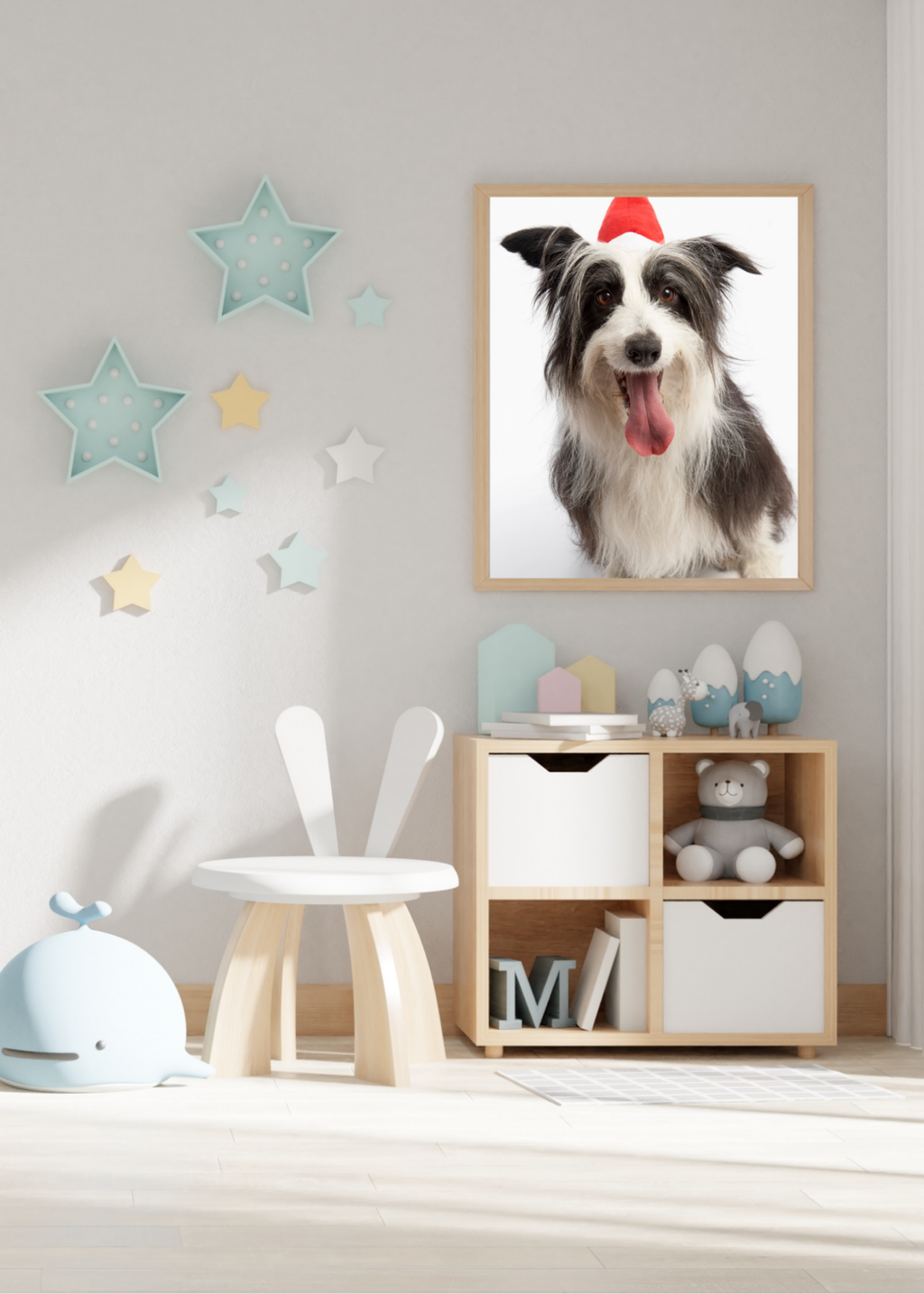 19 Cute Dogs Portraits Wall Art - 2 Sizes - Kids Room & Nursery Decor - Print on Demand - Instant Download
