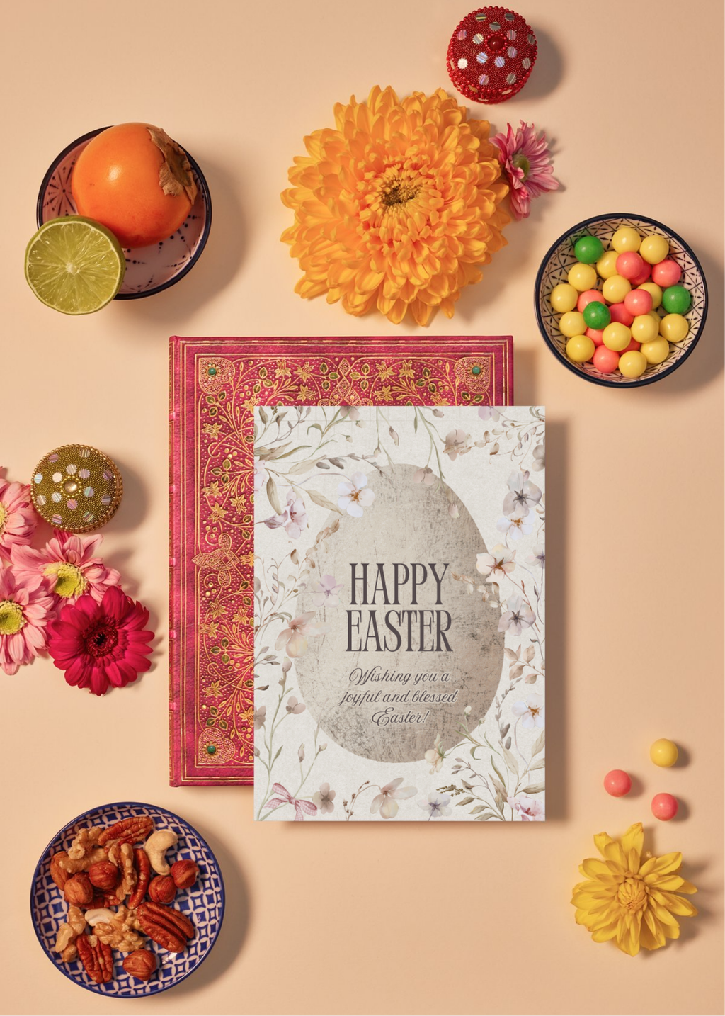20 Easter Cards - 5x7 inch - Easter Celebrations & Print on Demand - Instant Download