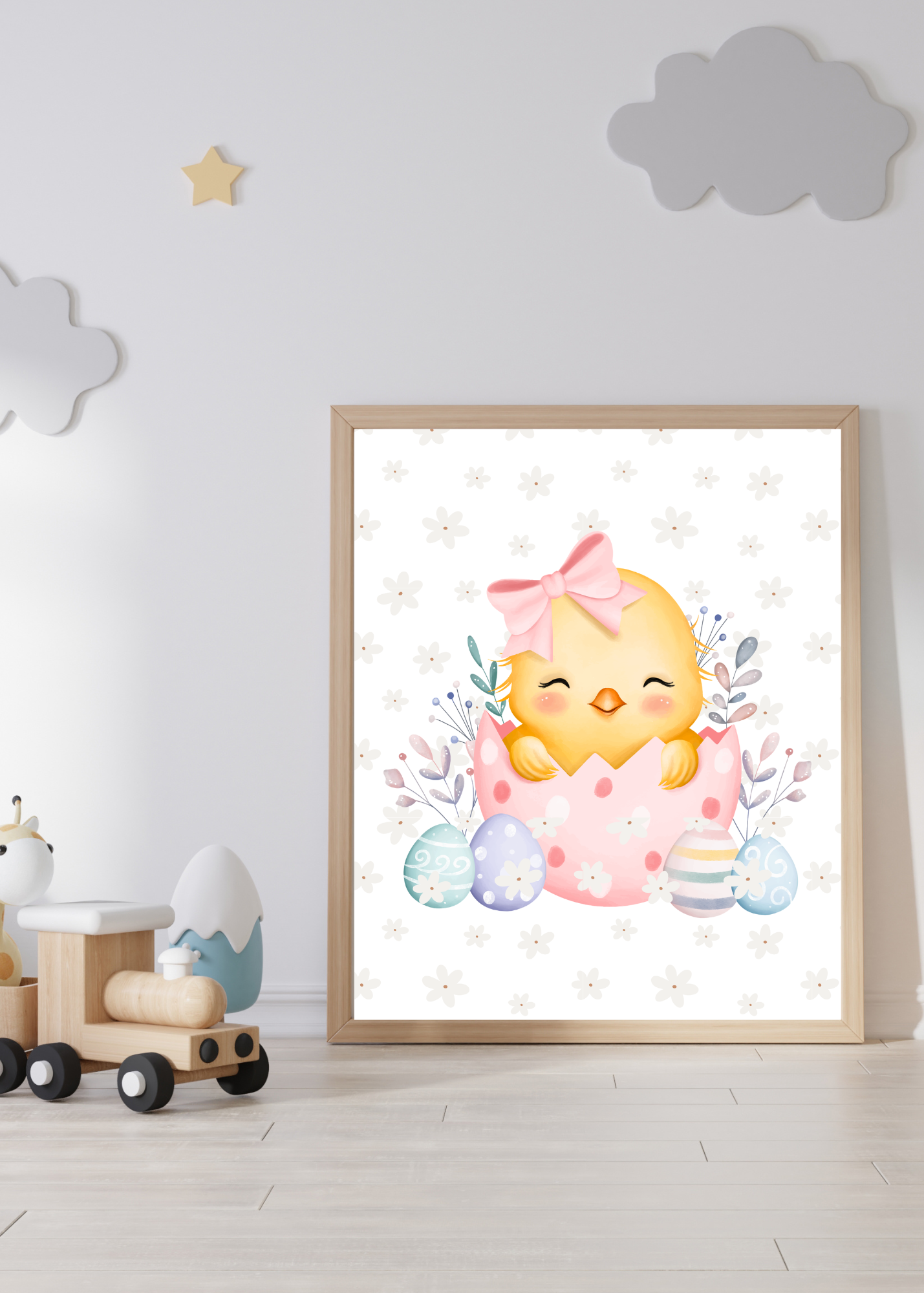 70 Easter Rabbit Kids Room & Nursery Wall Art - Instant Download