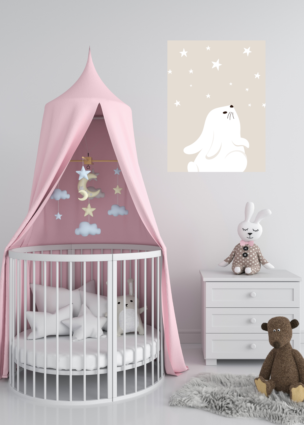 70 Easter Rabbit Kids Room & Nursery Wall Art - Instant Download