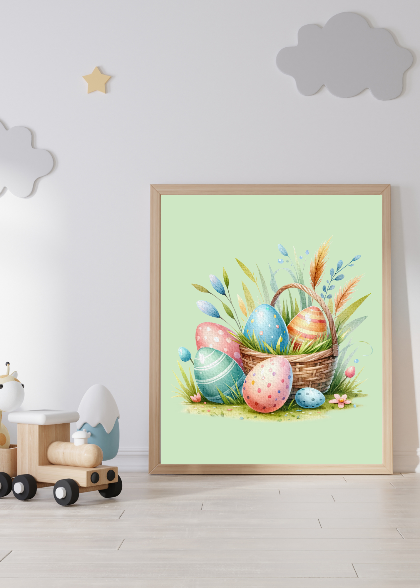 70 Easter Rabbit Kids Room & Nursery Wall Art - Instant Download