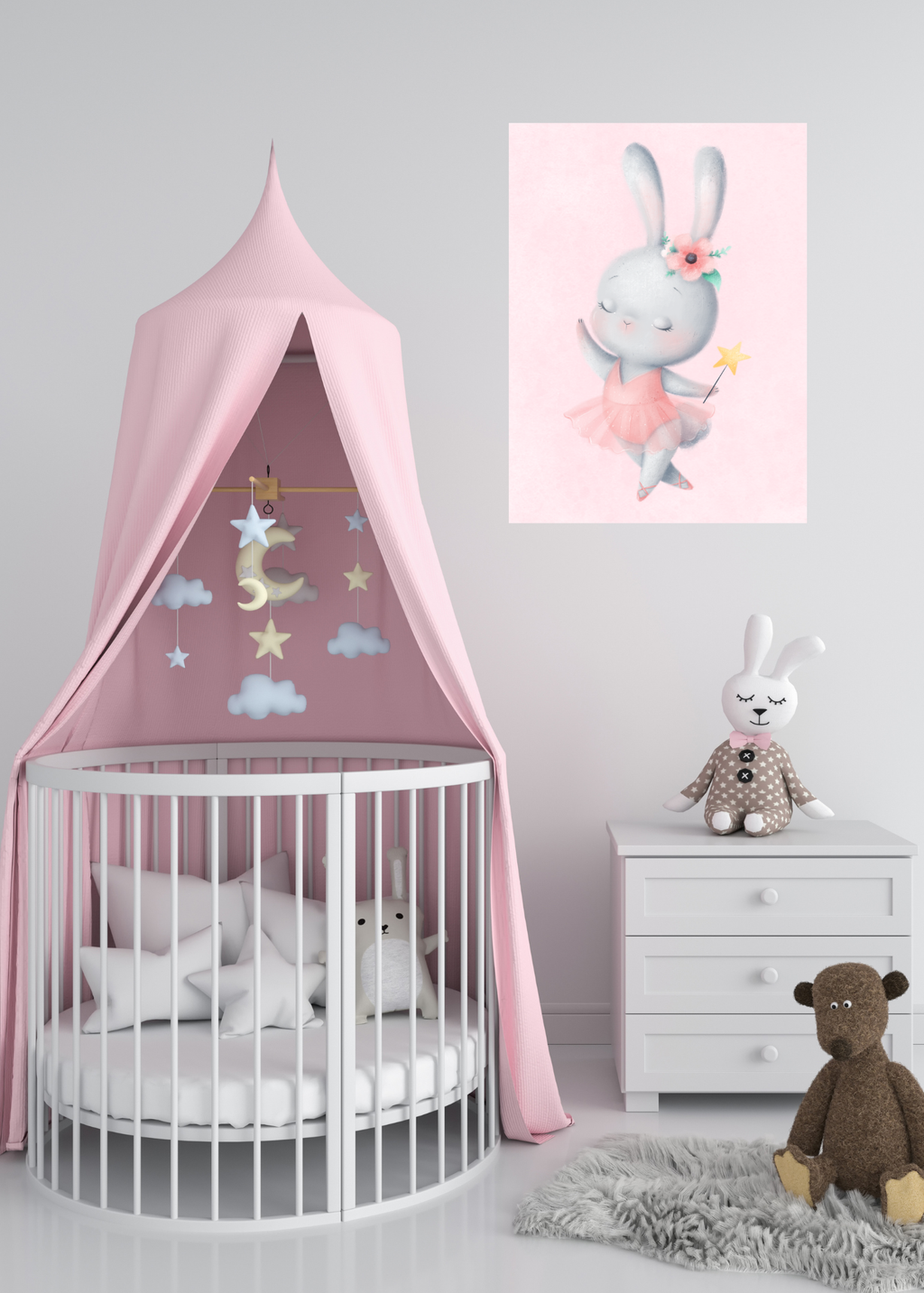 70 Easter Rabbit Kids Room & Nursery Wall Art - Instant Download