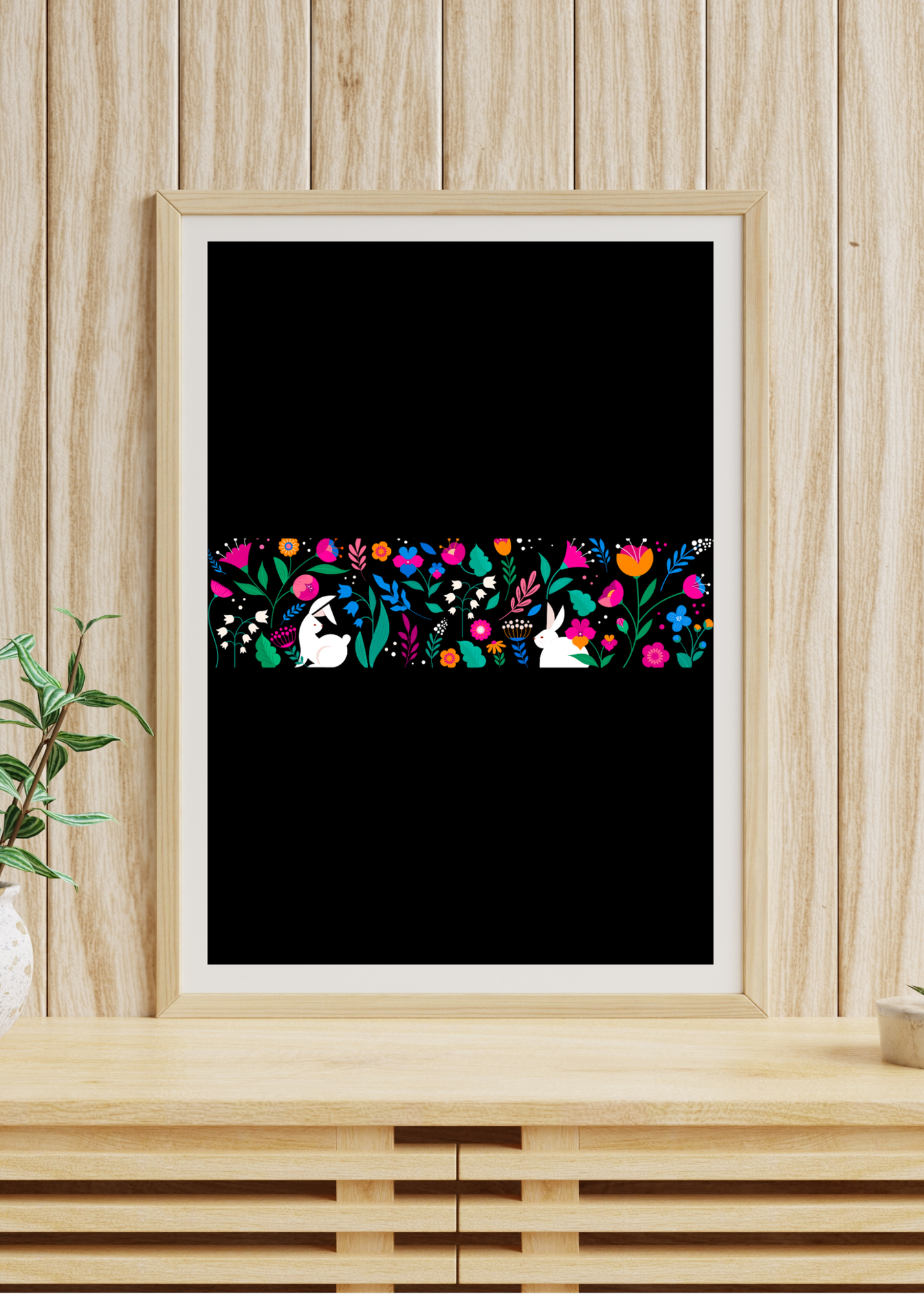 70 Easter Rabbit Kids Room & Nursery Wall Art - Instant Download
