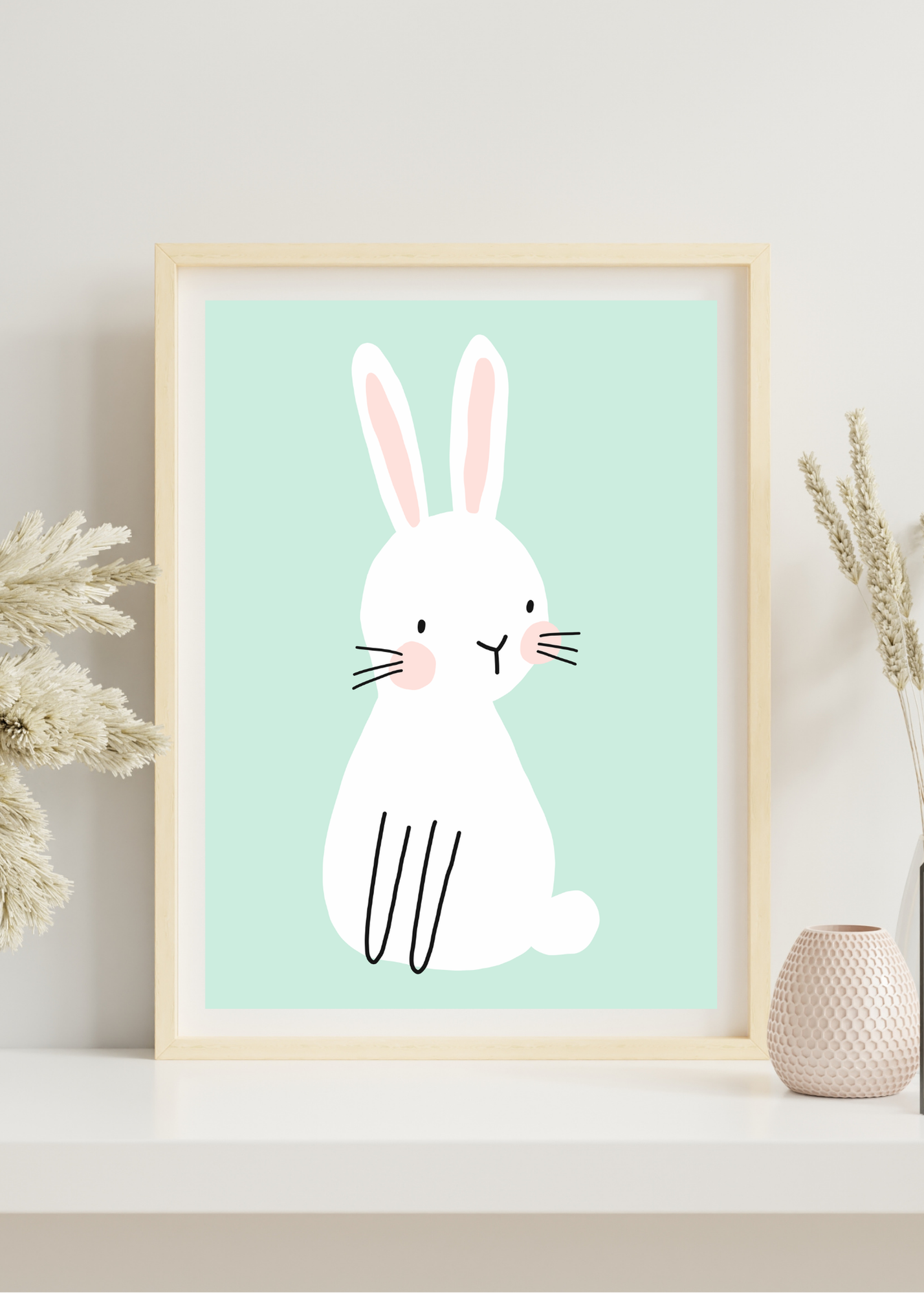 70 Easter Rabbit Kids Room & Nursery Wall Art - Instant Download