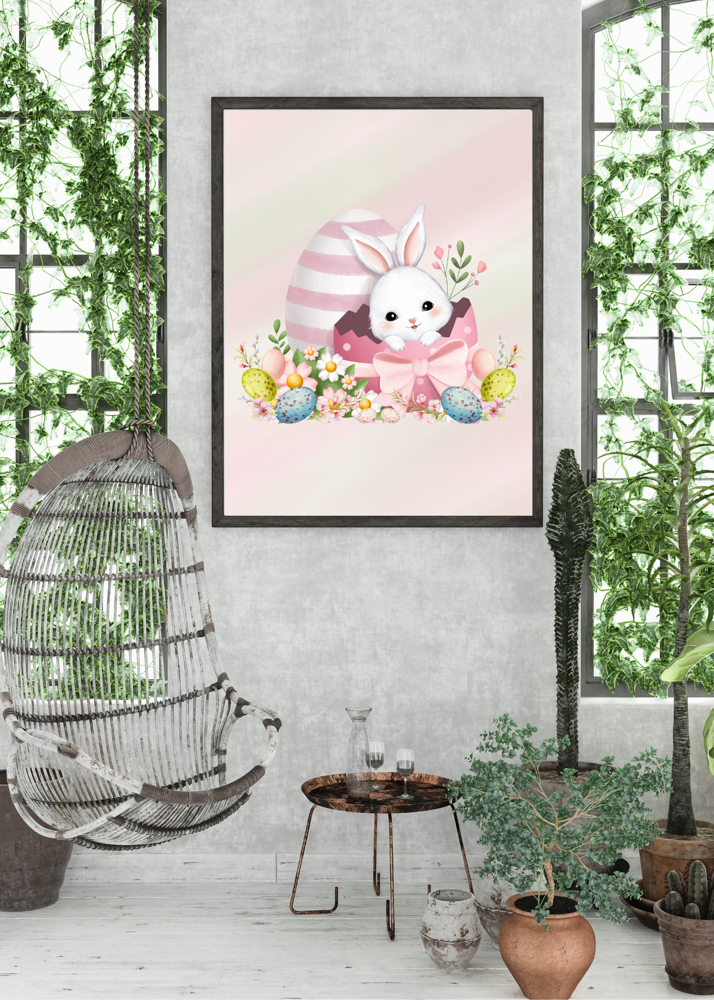 70 Easter Rabbit Kids Room & Nursery Wall Art - Instant Download
