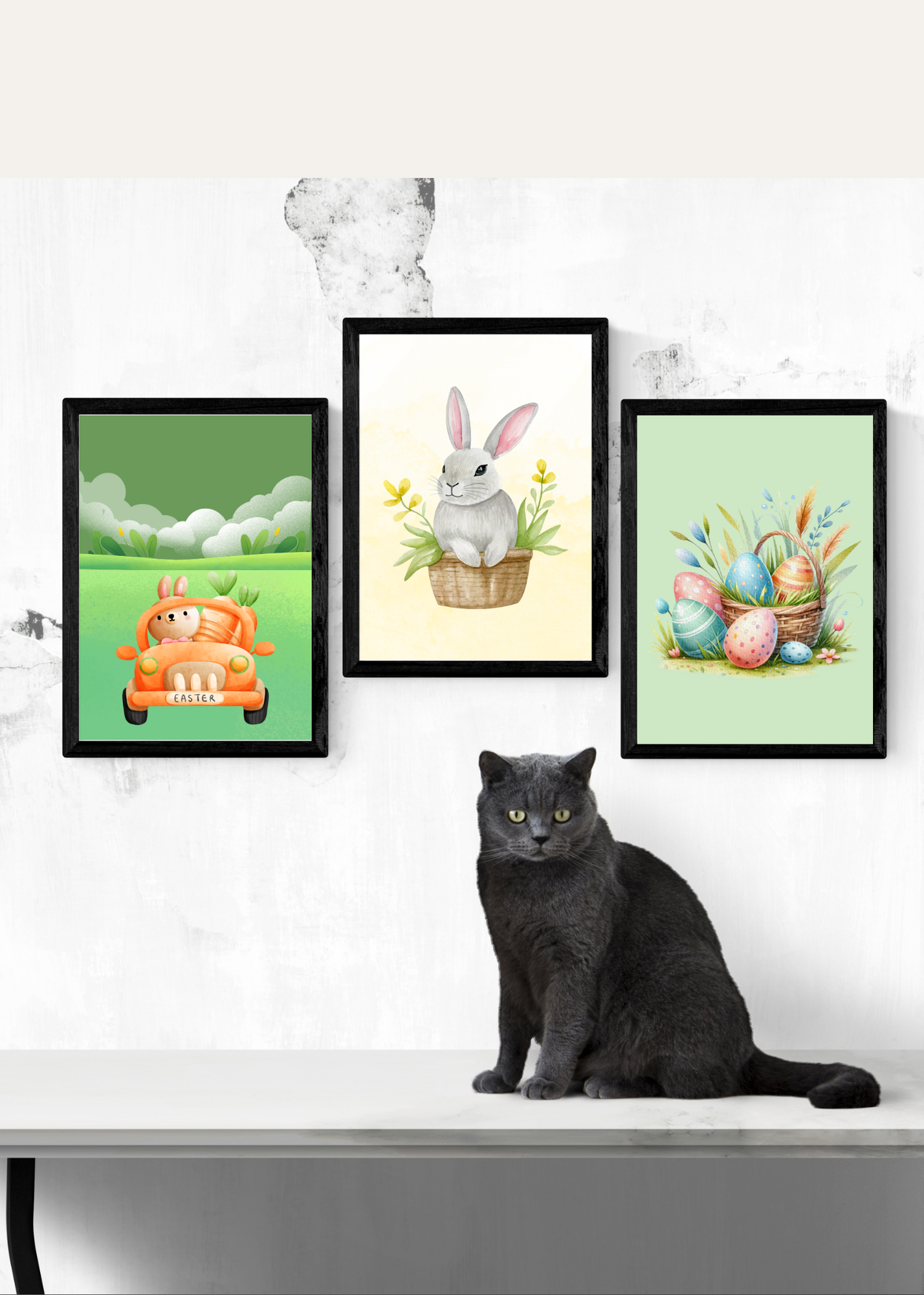 70 Easter Rabbit Kids Room & Nursery Wall Art - Instant Download