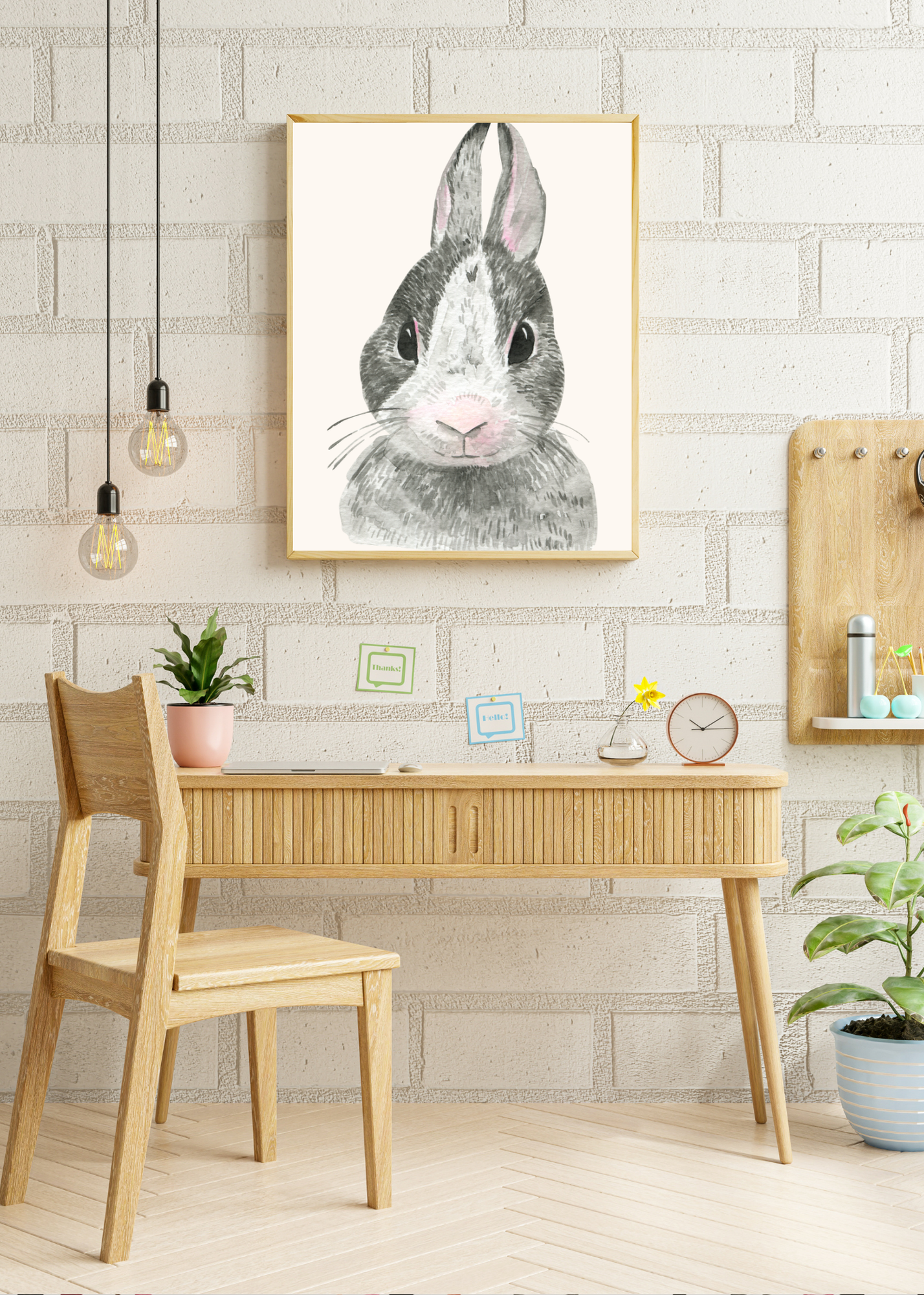 70 Easter Rabbit Kids Room & Nursery Wall Art - Instant Download