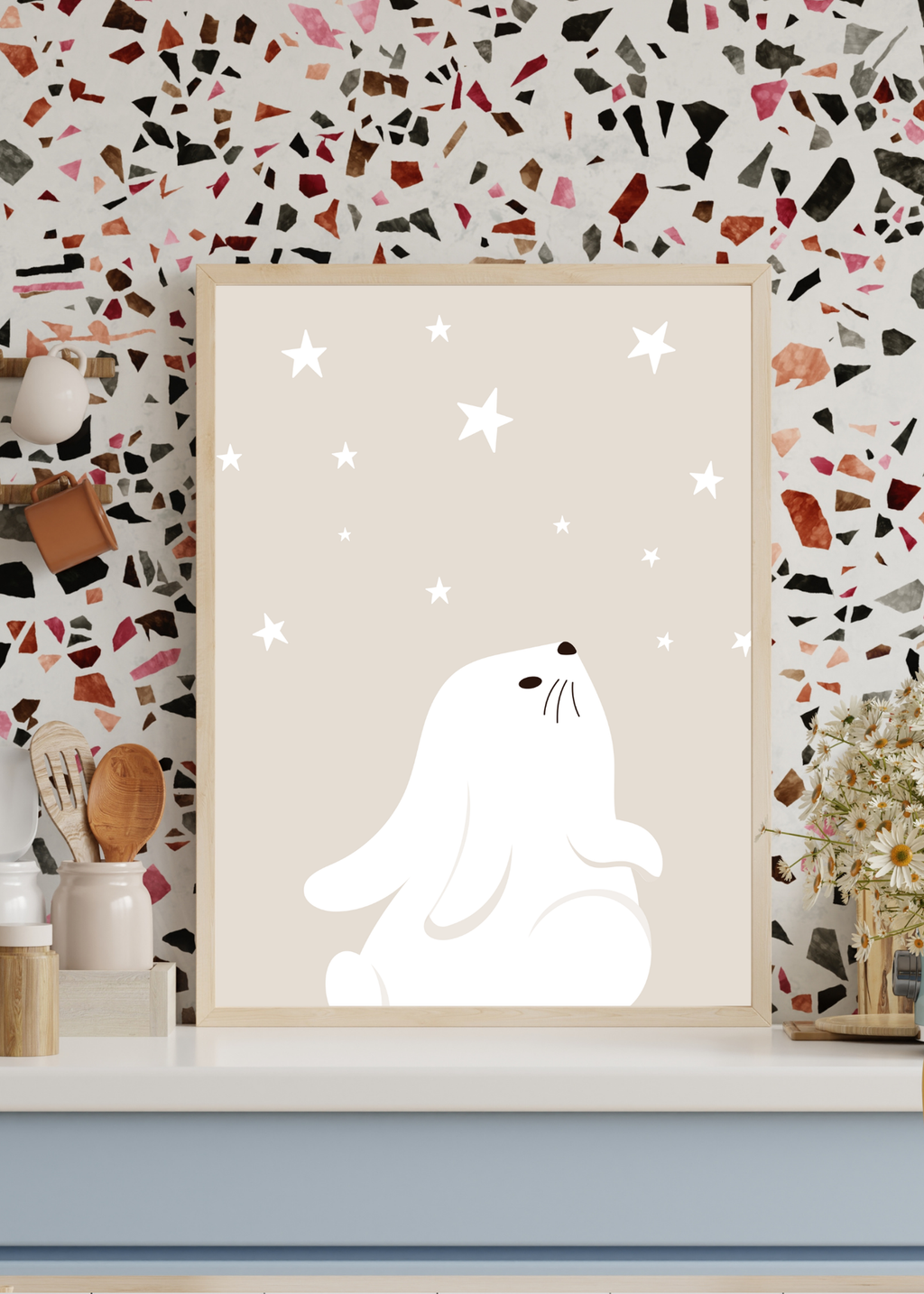 70 Easter Rabbit Kids Room & Nursery Wall Art - Instant Download