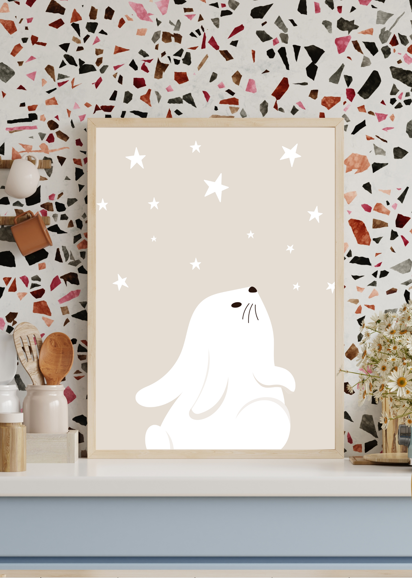70 Easter Rabbit Kids Room & Nursery Wall Art - Instant Download