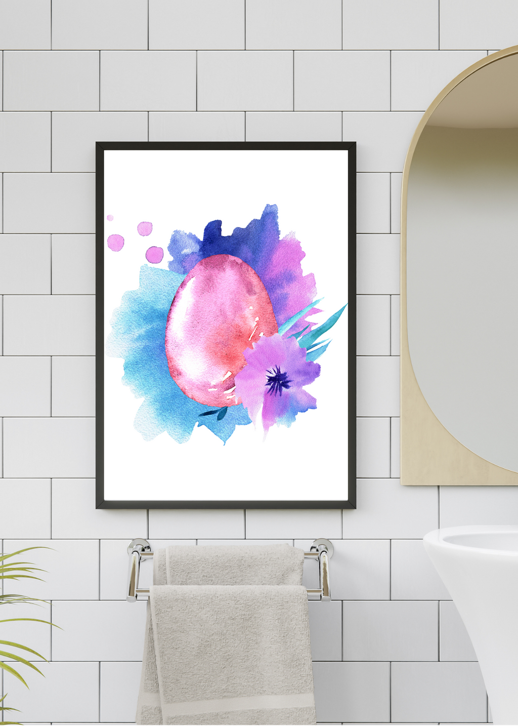 70 Easter Rabbit Kids Room & Nursery Wall Art - Instant Download