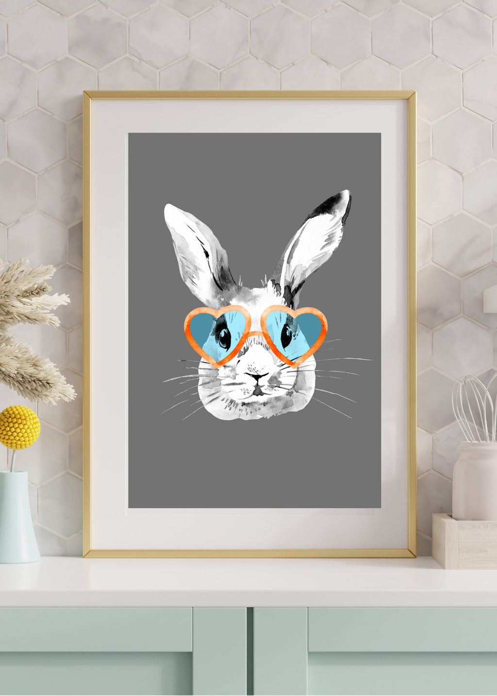 70 Easter Rabbit Kids Room & Nursery Wall Art - Instant Download