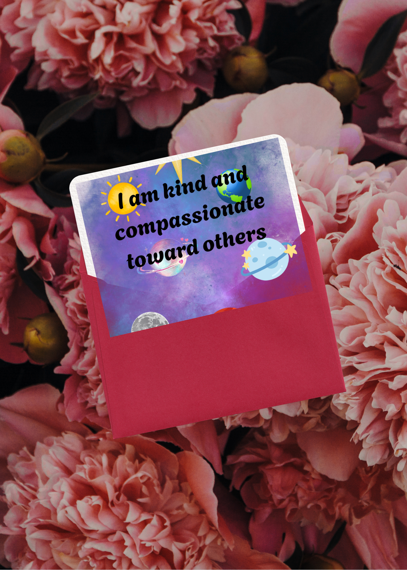 7 Galaxy Affirmation Cards - Print on Demand & Digital Download
