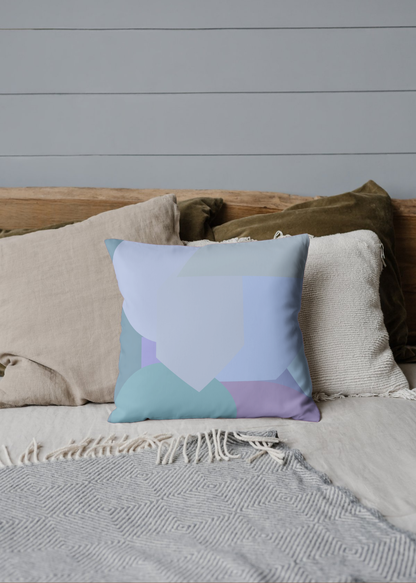 4 Geometric Shapes Wall Art - Modern Abstract Decor & Print on Demand