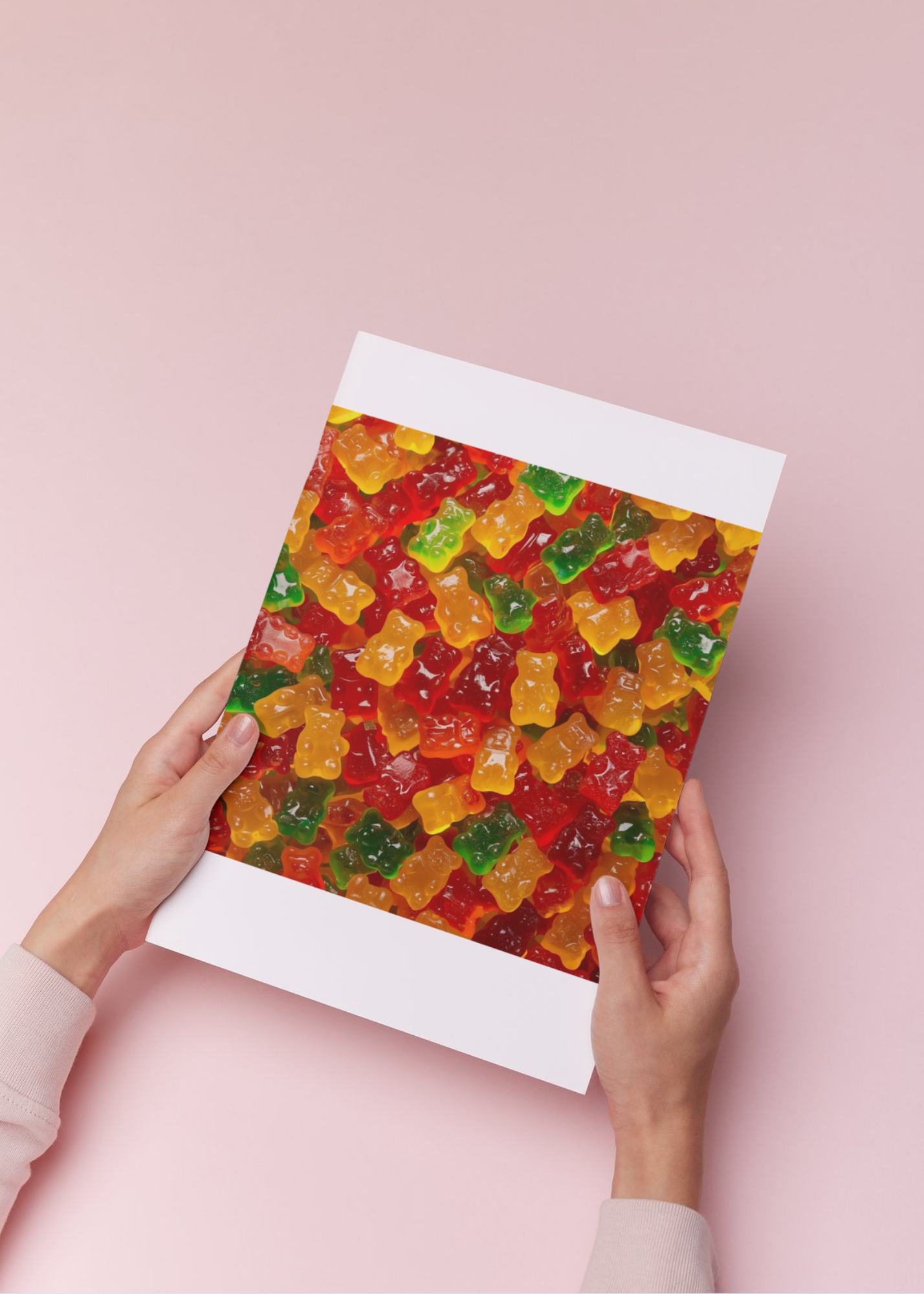 16 Gummy Bear Pictures Bundle - 5 Sizes for Kids Room, Nursery, Home Decor & Print on Demand