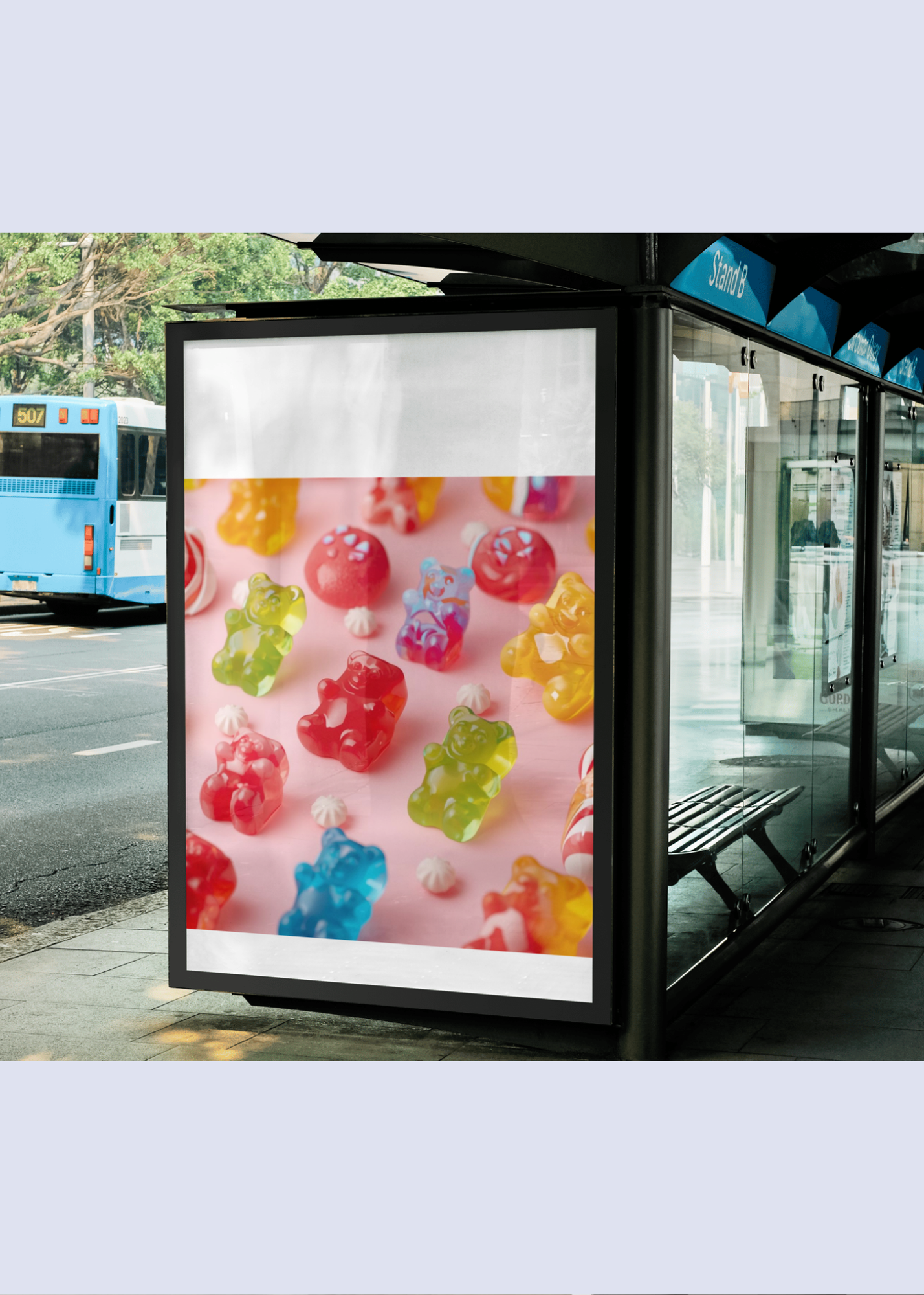16 Gummy Bear Pictures Bundle - 5 Sizes for Kids Room, Nursery, Home Decor & Print on Demand