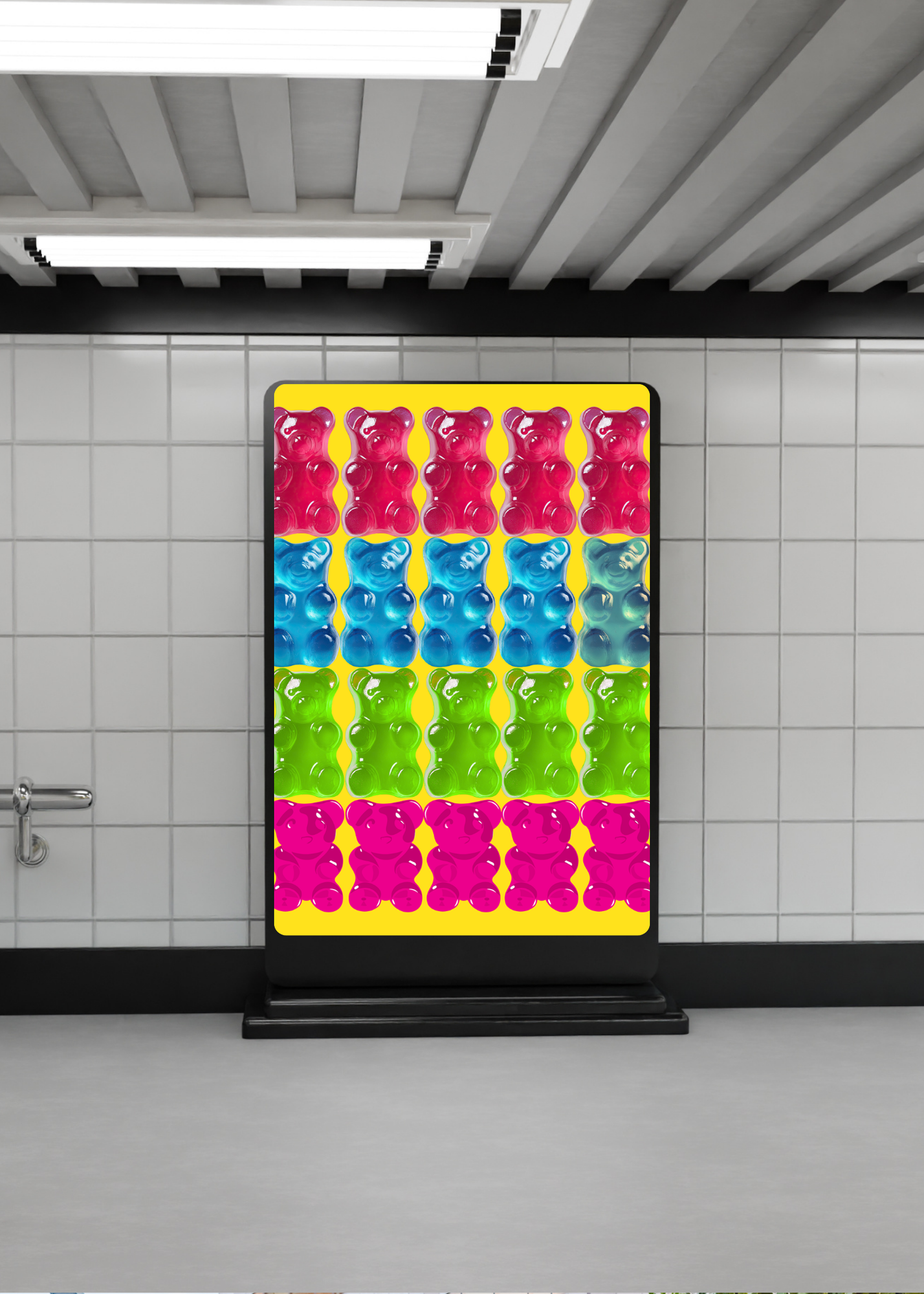 16 Gummy Bear Pictures Bundle - 5 Sizes for Kids Room, Nursery, Home Decor & Print on Demand