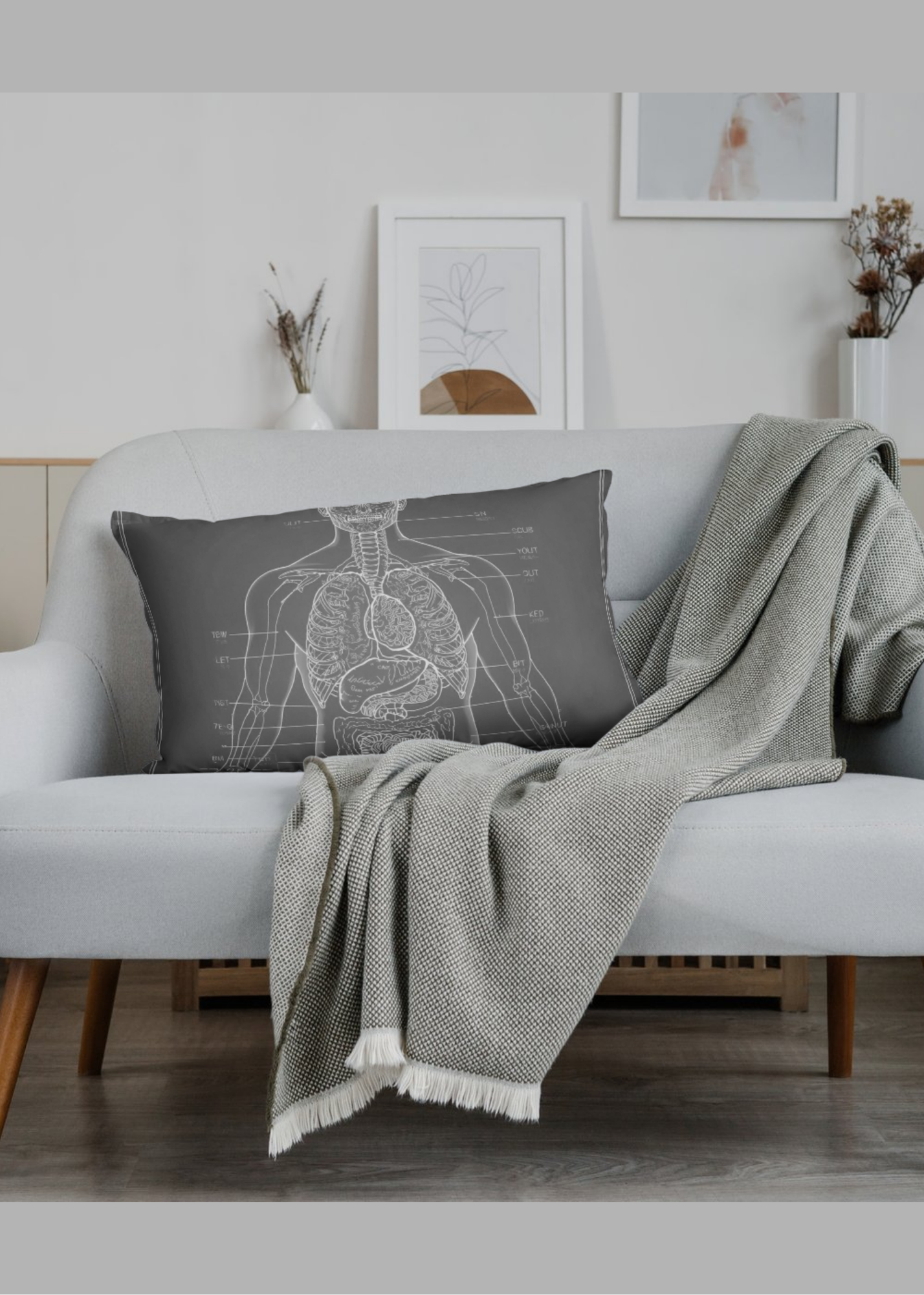 18 Human Anatomy Blueprint Wall Art - Medical Decor & Print on Demand - Instant Download
