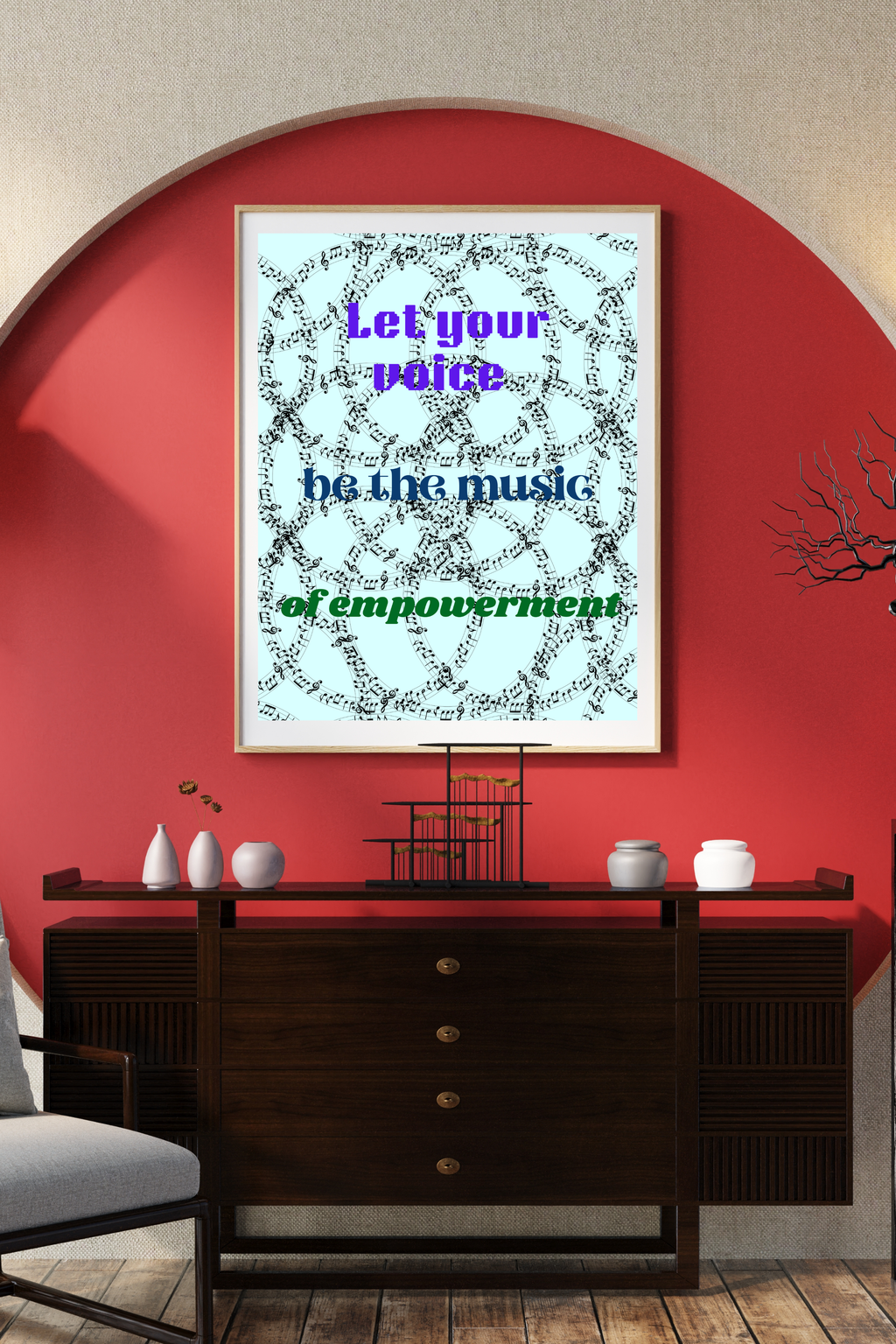 27 Musical Note Affirmations for Self-Love & Healing - Digital Wall Art