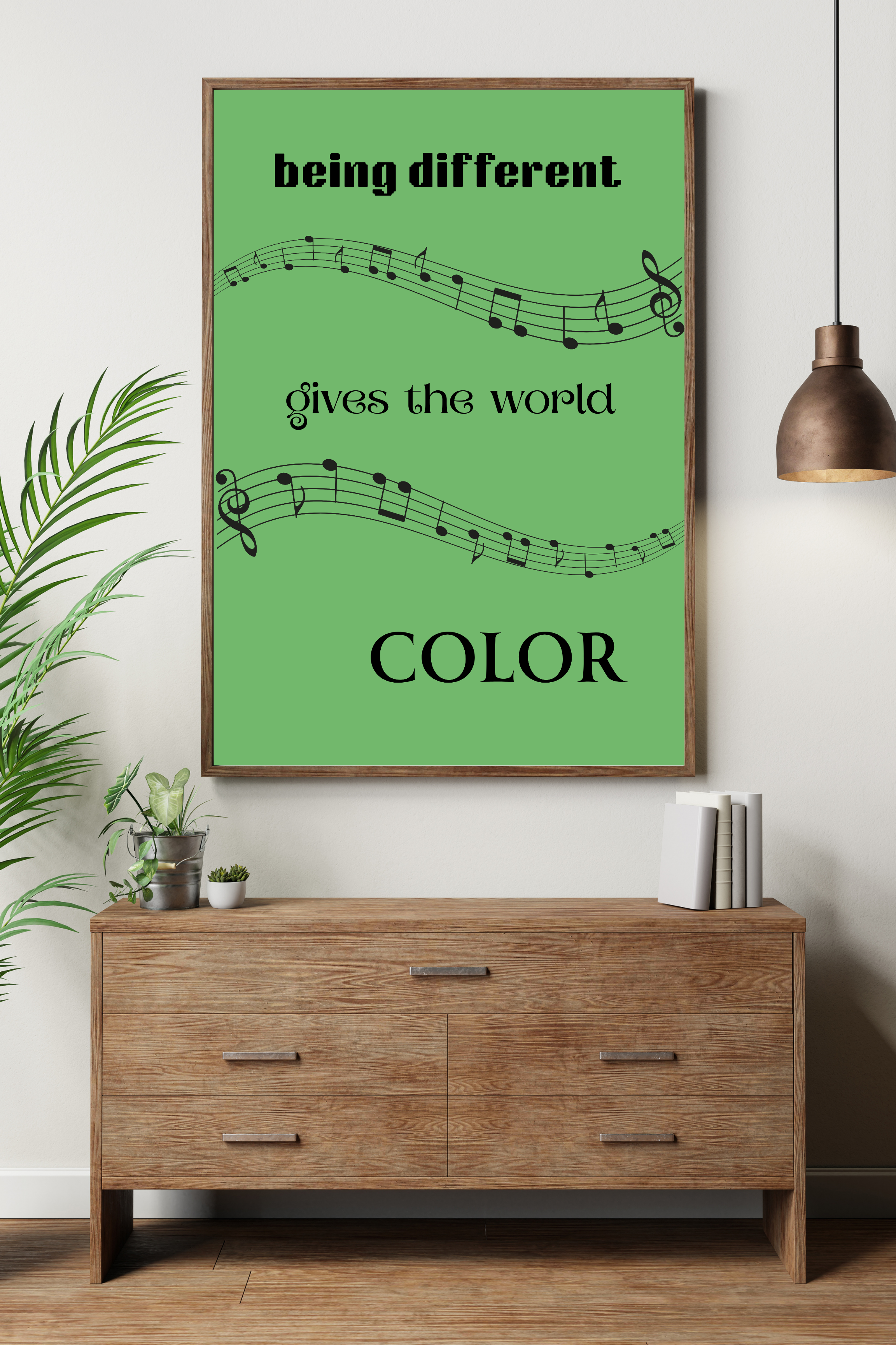 27 Musical Note Affirmations for Self-Love & Healing - Digital Wall Art