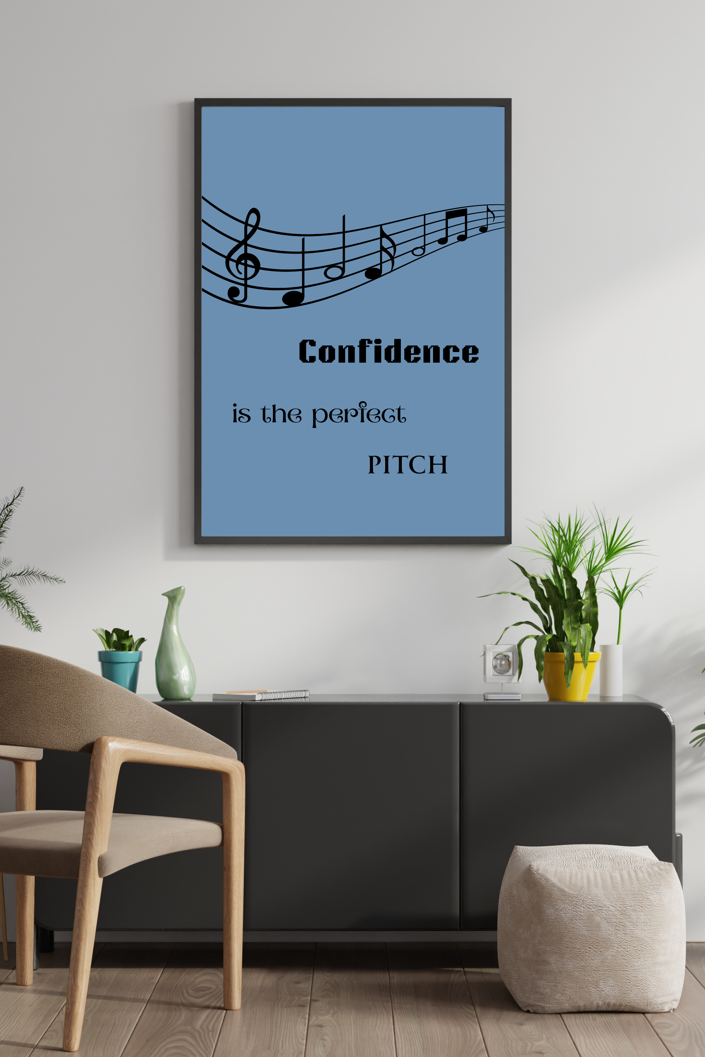 27 Musical Note Affirmations for Self-Love & Healing - Digital Wall Art