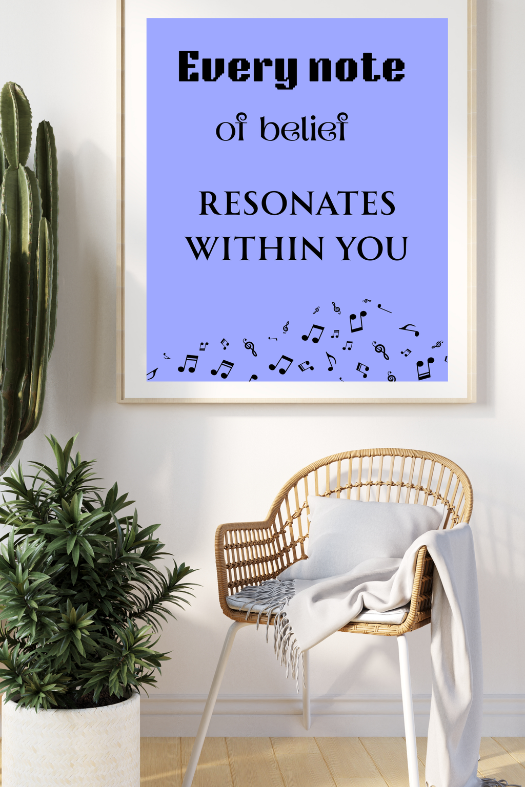 27 Musical Note Affirmations for Self-Love & Healing - Digital Wall Art