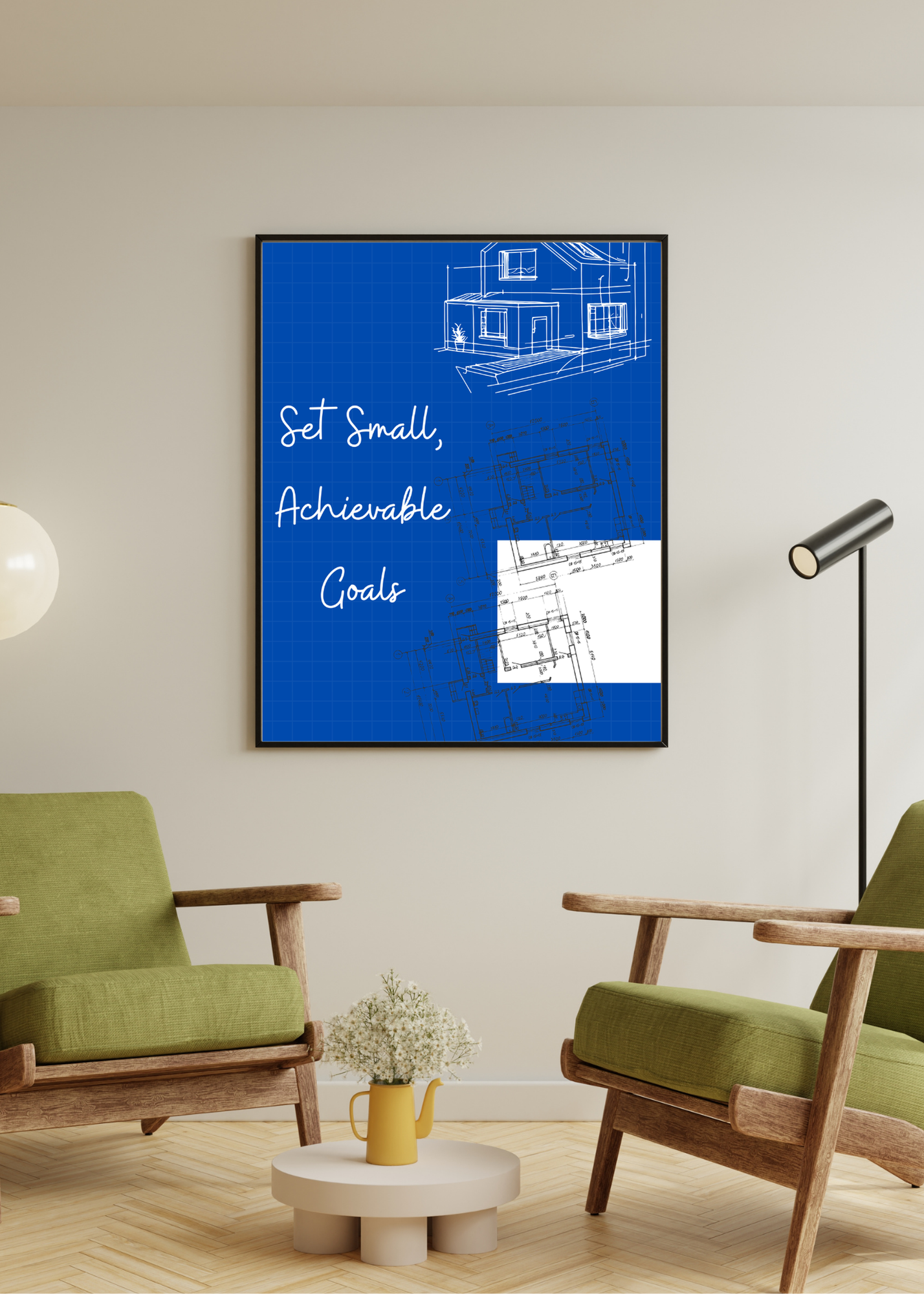 Step-by-Step Blueprint Guide to Overcoming Depression - Digital Wall Art Bundle