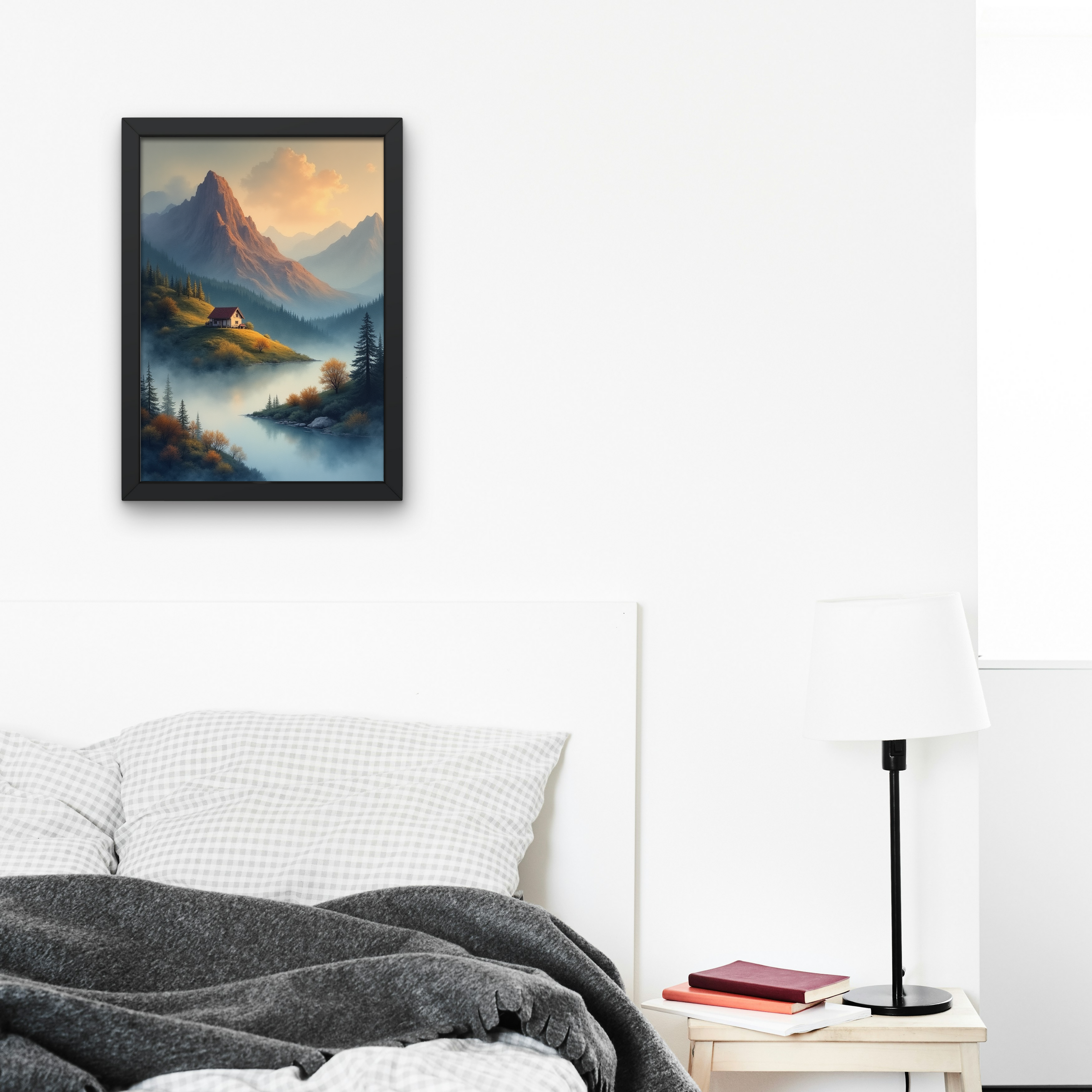 8 Mountain Wall Art Prints - Nature Landscape Digital Download for Home Decor & Print on Demand