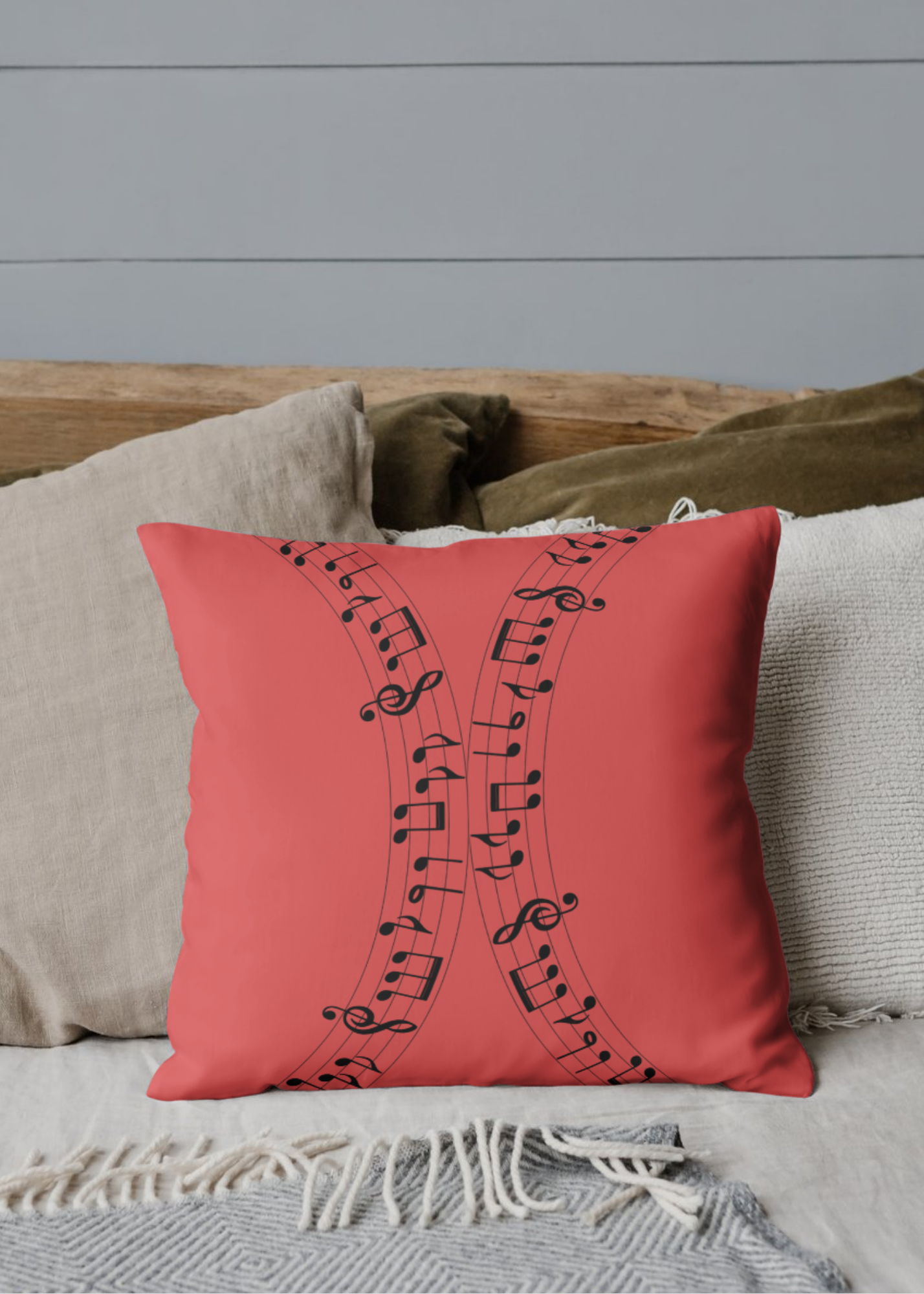 Music Notes Wall Art - 2 Sizes - Home & Studio Decor - Print on Demand - Instant Download