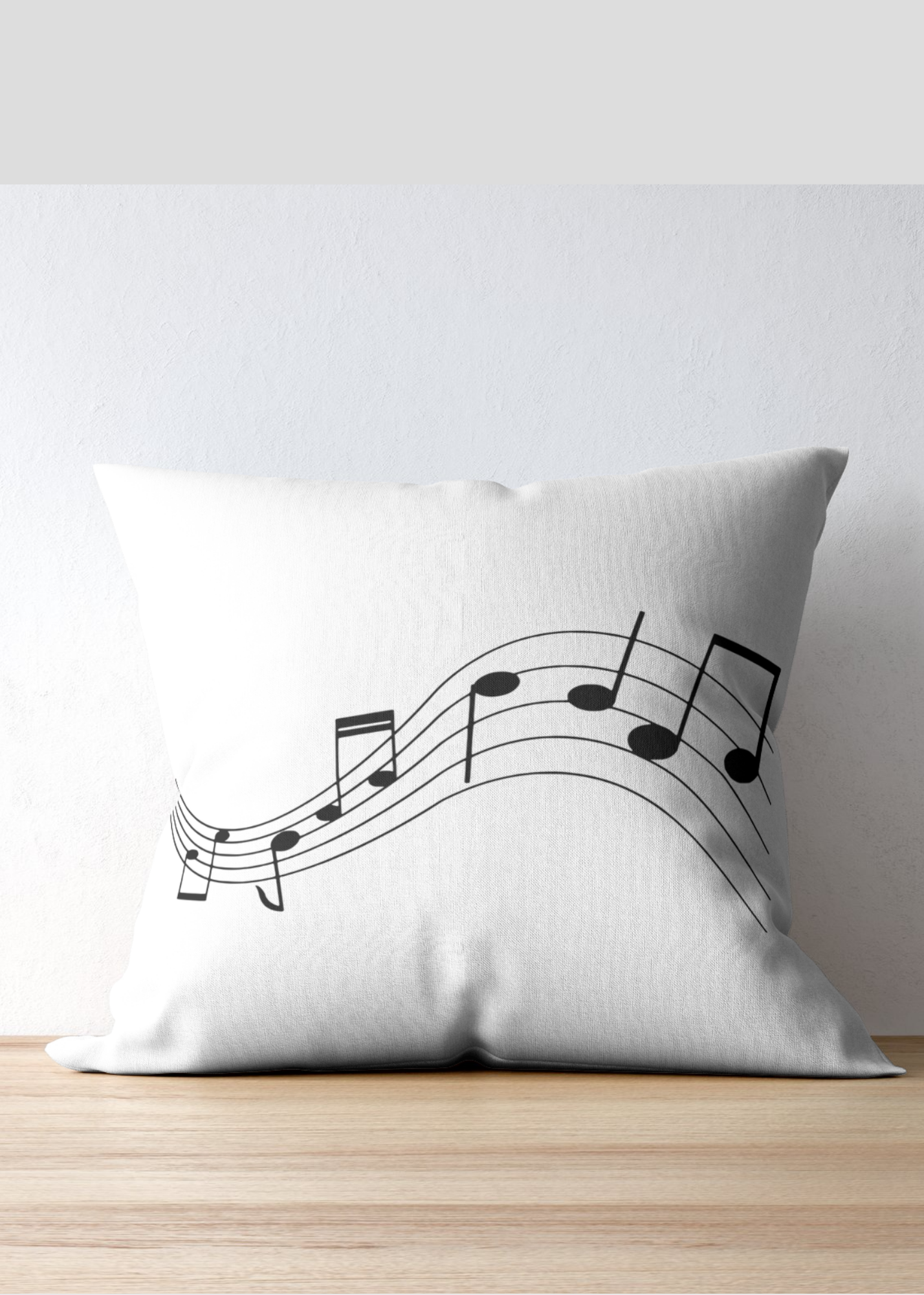 Music Notes Wall Art - 2 Sizes - Home & Studio Decor - Print on Demand - Instant Download