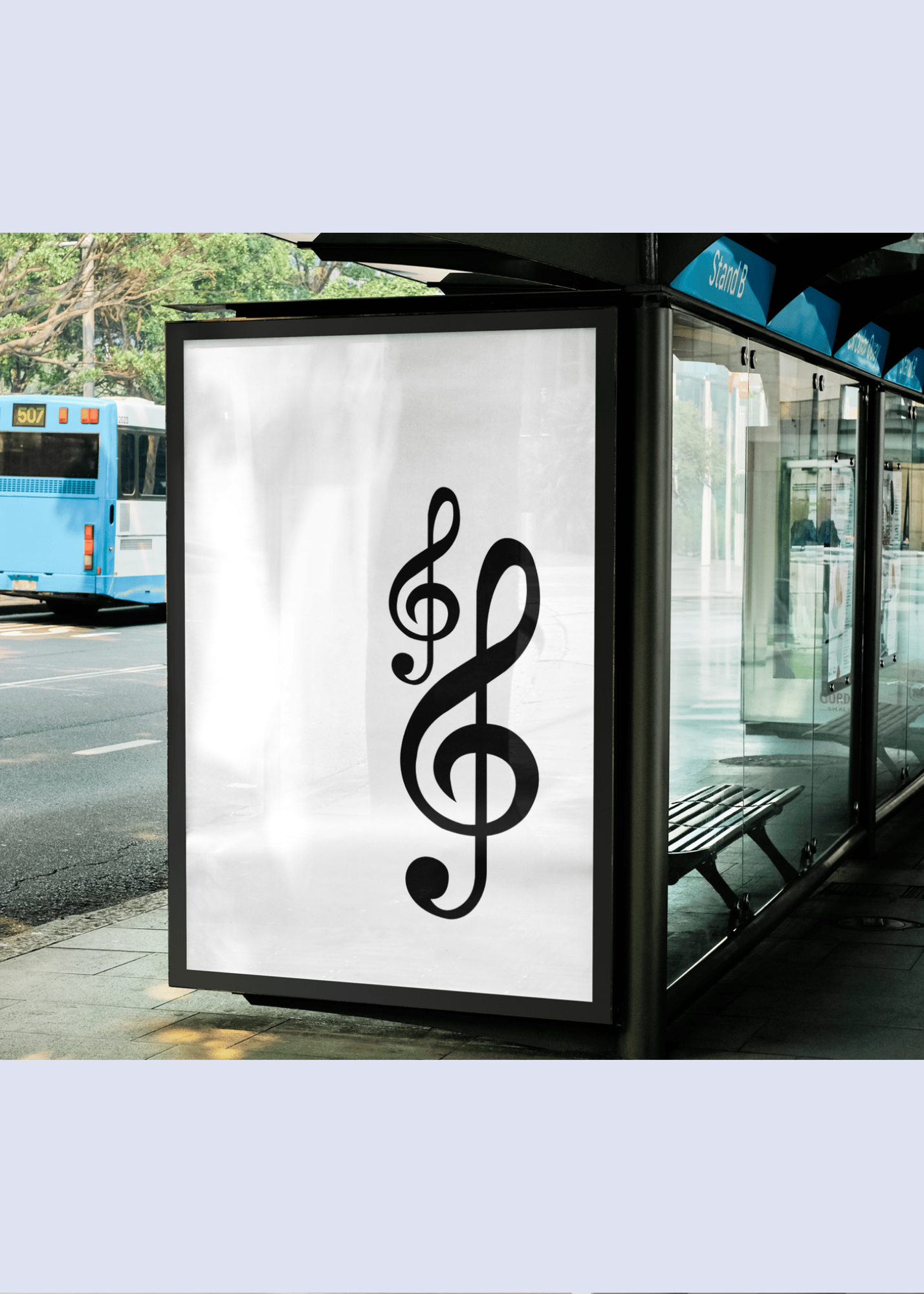 Music Notes Wall Art - 2 Sizes - Home & Studio Decor - Print on Demand - Instant Download