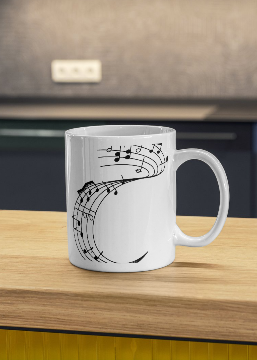 Music Notes Wall Art - 2 Sizes - Home & Studio Decor - Print on Demand - Instant Download
