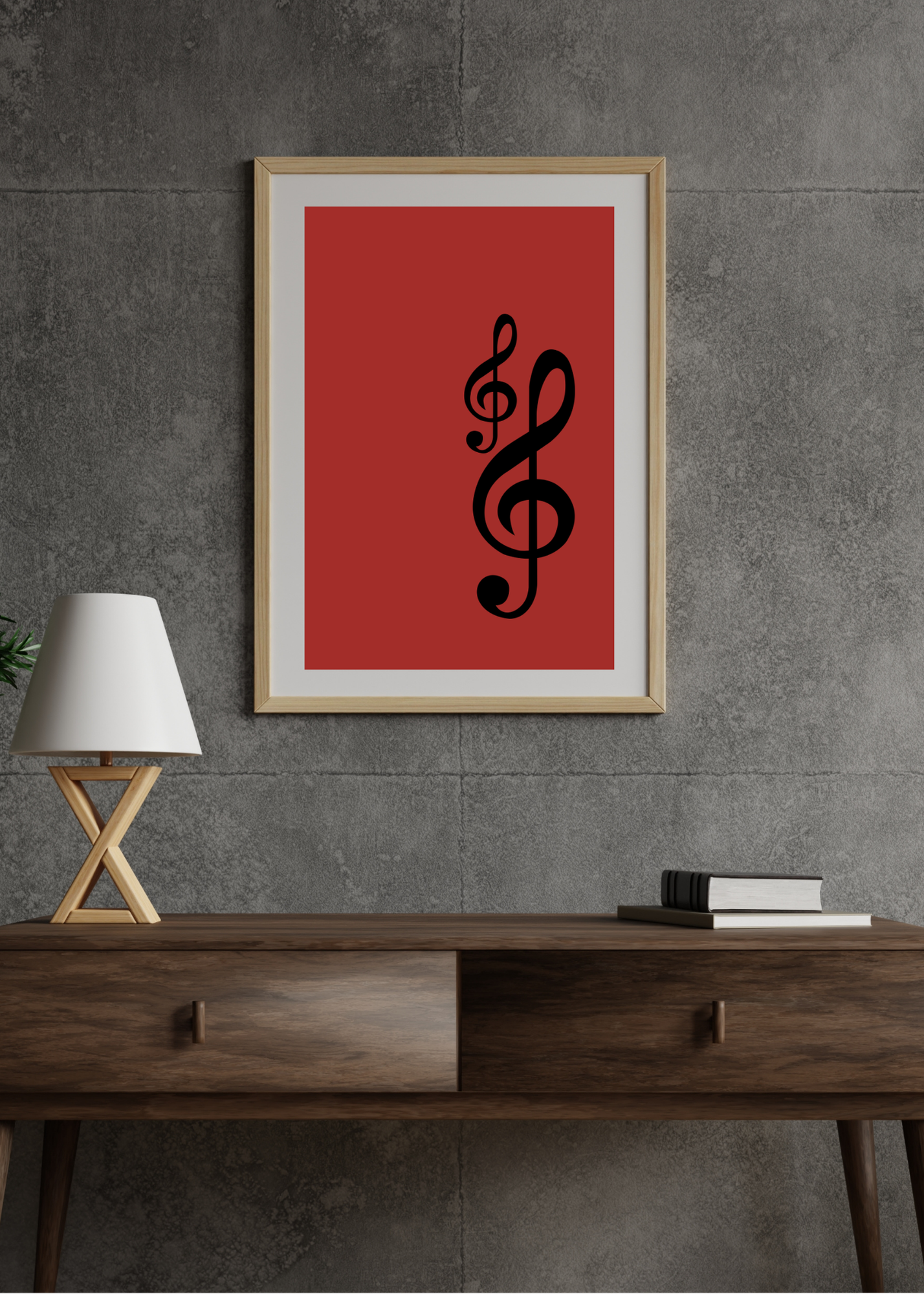 Music Notes Wall Art - 2 Sizes - Home & Studio Decor - Print on Demand - Instant Download