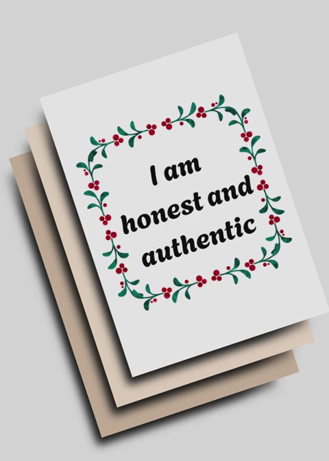 13 Christmas Positive Affirmation Cards - Digital Download for Holiday Gifts & Print on Demand