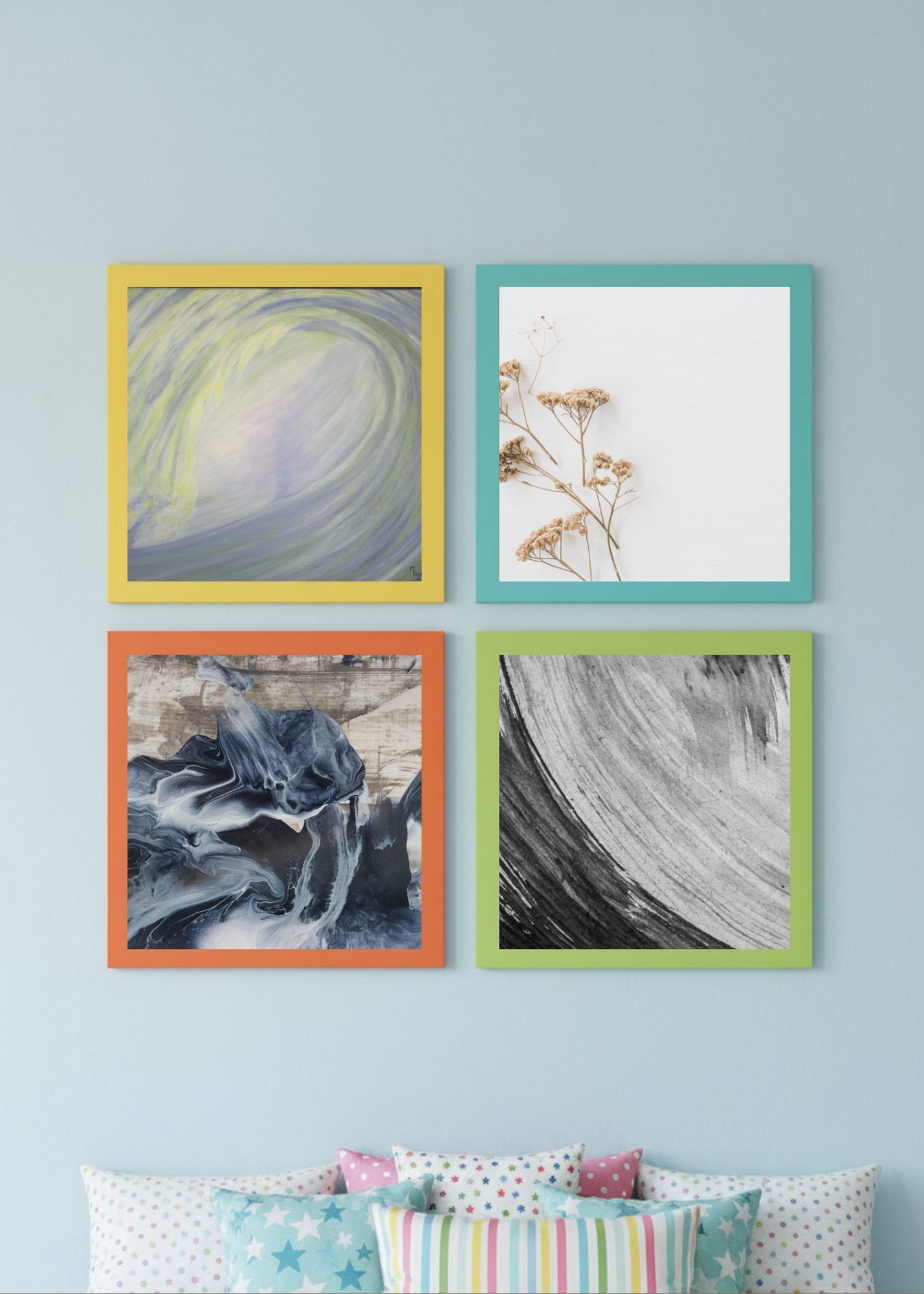 Vintage Wall Art - Kids Room & Nursery Decor - 50x50 inch - Print on Demand - Instant Download