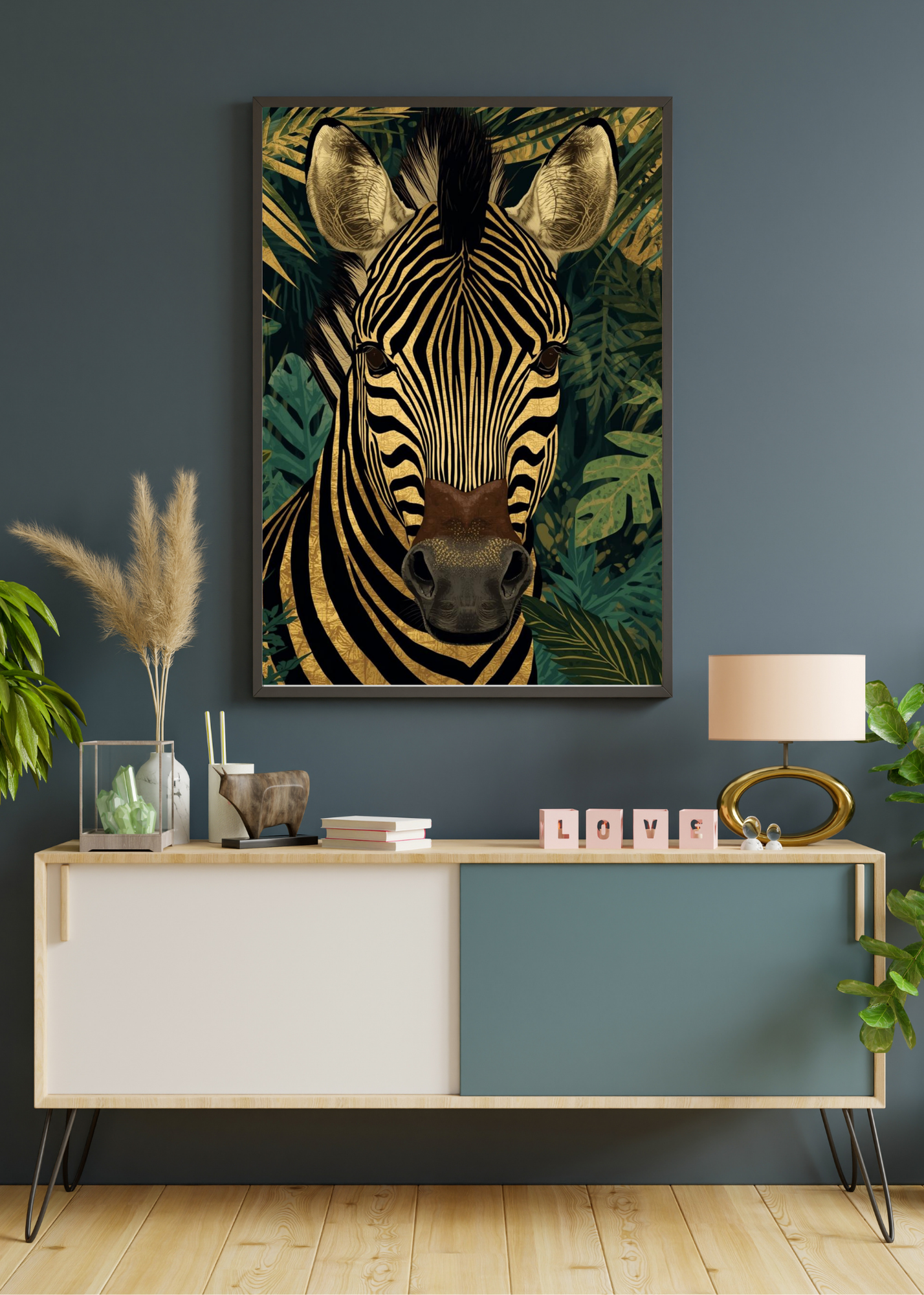 8 Zebra Portraits Bundle - Digital Wall Art for Kids Room, Home Decor & Print on Demand