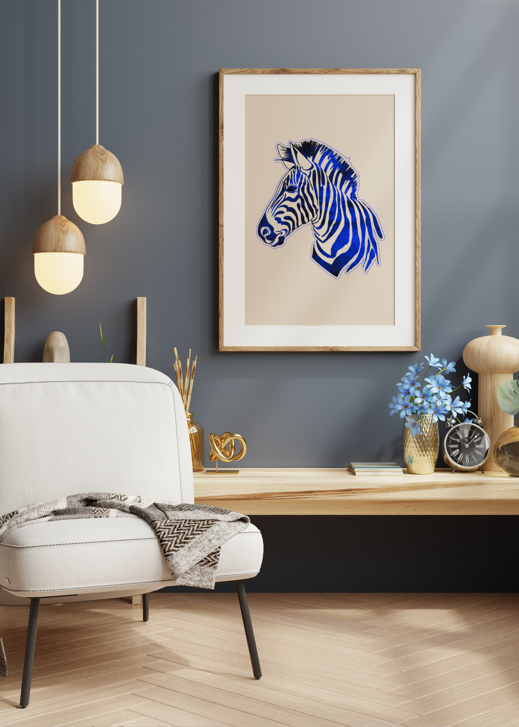 8 Zebra Portraits Bundle - Digital Wall Art for Kids Room, Home Decor & Print on Demand